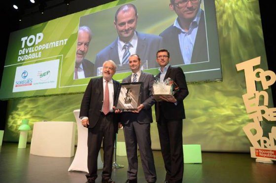 Remise du TOP Développement Durable - Chimirec Delvert Remise du TOP Développement Durable - Chimirec Delvert
