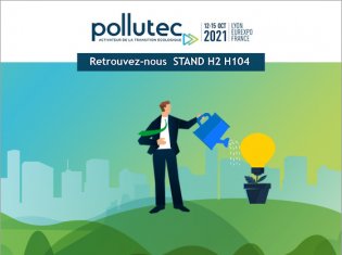 Rendez-vous au salon Pollutec, du 12 au 15 octobre 2021, à Lyon Eurexpo !