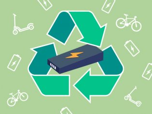 Vélos électriques et trottinettes : le recyclage des batteries 