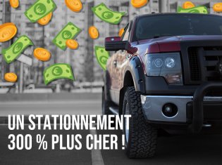 300 % d'augmentation du prix du stationnement pour les SUV et les 4 X 4 à Paris