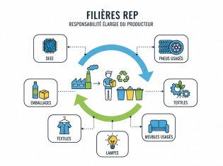 Les filières REP, maillons de l’économie circulaire